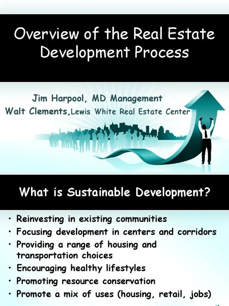 Real Estate Development Process | PDF
