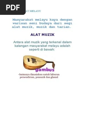 ‏نوبة‎‎ atau نوبت‎) adalah barisan alat muzik yang digunakan untuk. Masyarakat Melayu Pdf