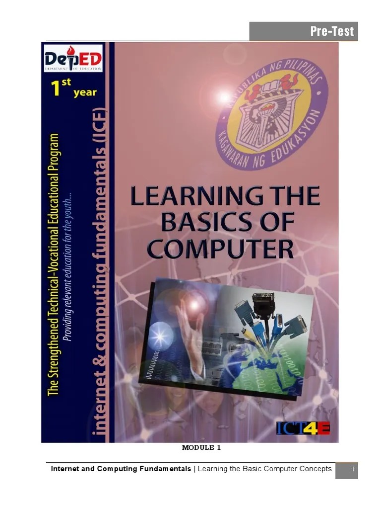 Ict 7 Q1 Module 1 | PDF | Personal Computers | Intel
