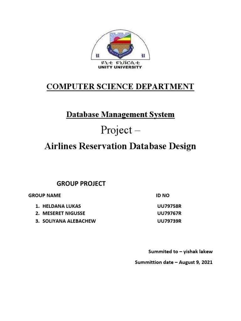 Airline Reservation System | PDF | Information Management | Databases