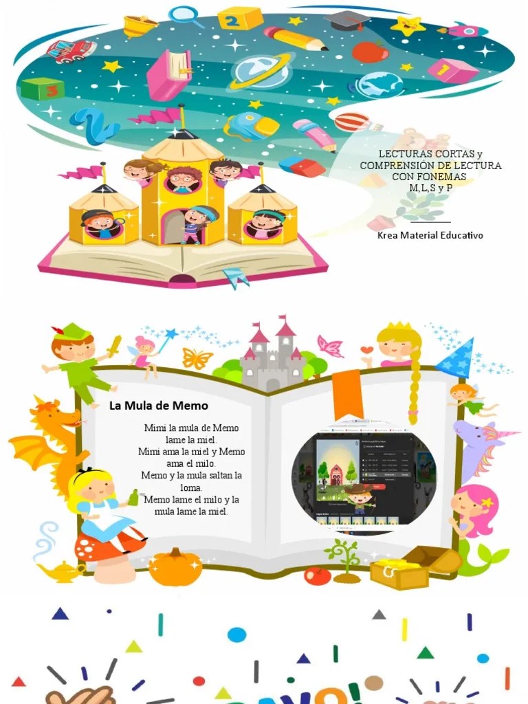 Lecturas Con Fonemas M, L, S Y P | PDF