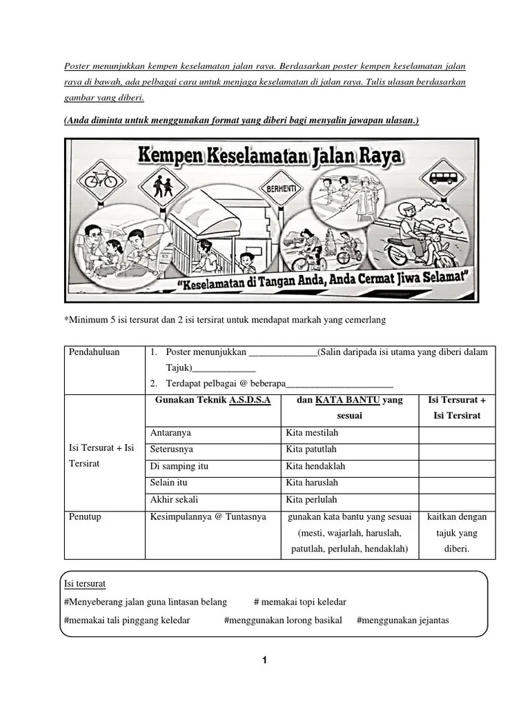 Apr 19, 2012 · saya sudah terdaftar dan disetujui. Kempen Keselamatan Jalan Raya Ulasan