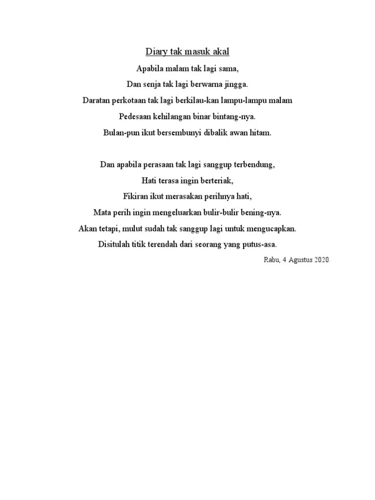 Diary Tak Masuk Akal | PDF