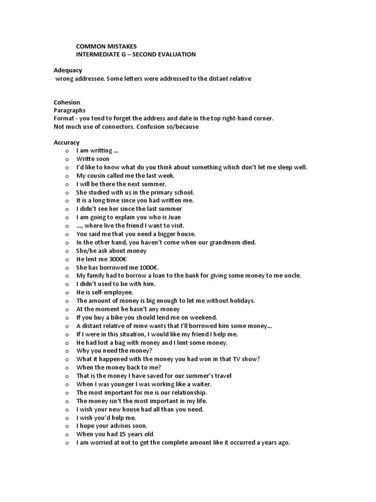 Common Mistakes | PDF | Banking | Financial Services