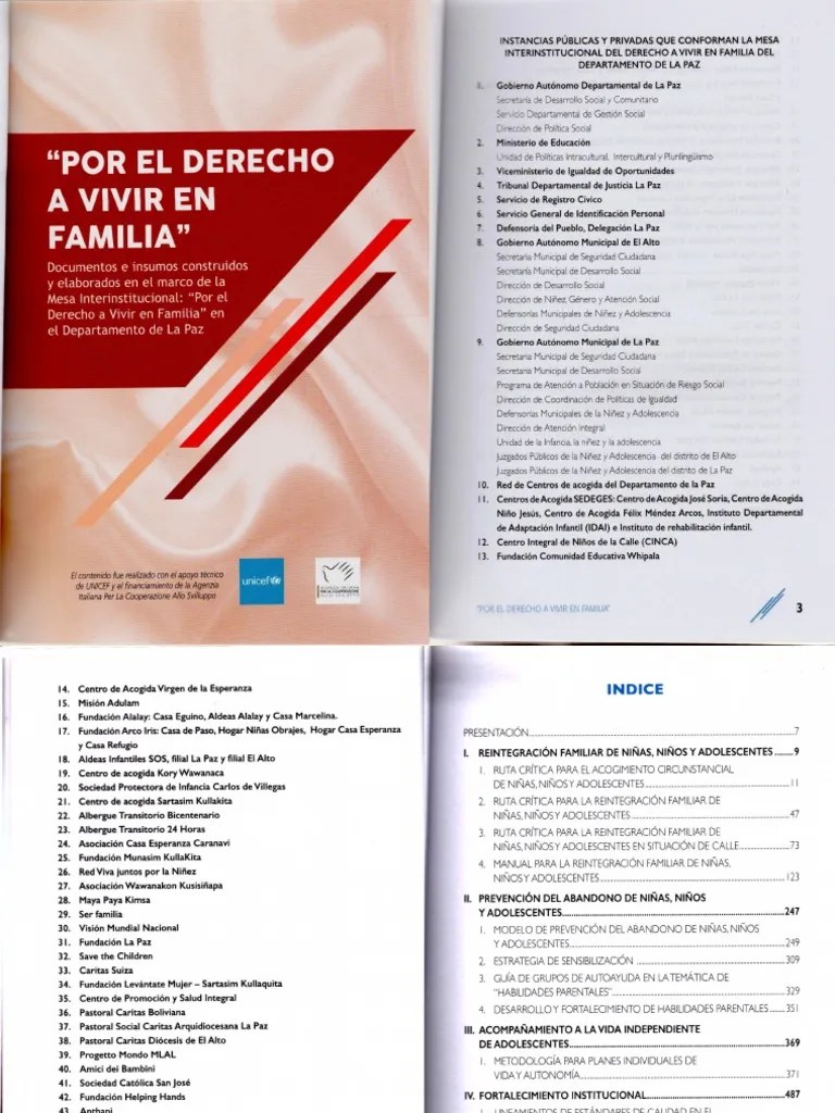 Por El Derecho A Vivir En Familia | PDF