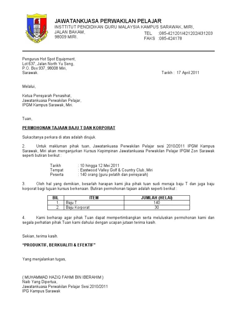 This image is provided only for personal use. contoh surat kiriman rasmi