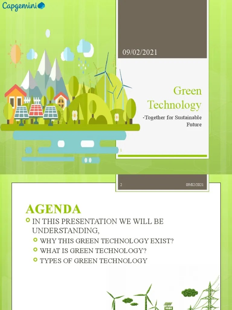 Green Technology | PDF | Environmental Technology | Recycling