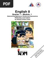 English Discourse: Learning Module | PDF | Discourse | Linguistics