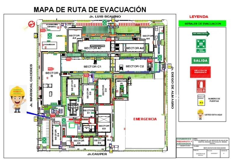Mapa De Evacuacion | PDF