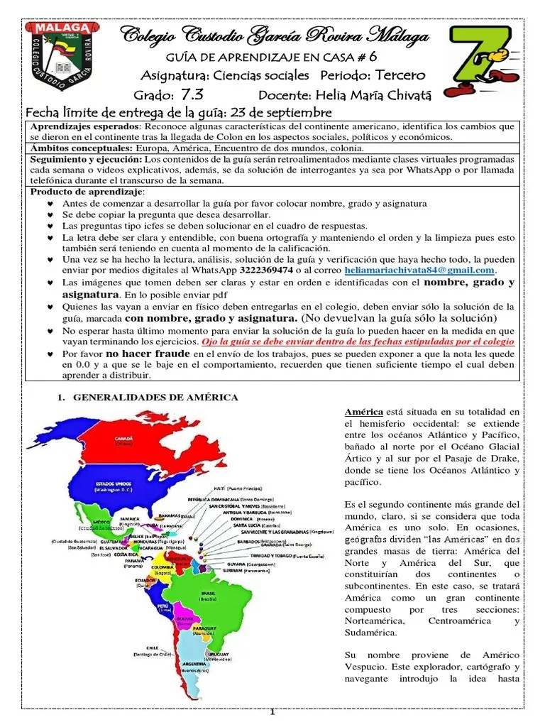 América Encuentro De Dos Mundos | PDF | Colonización Europea De Las ...