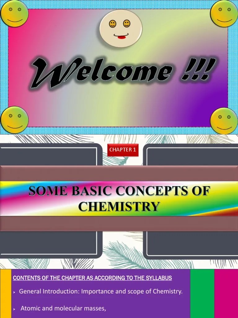 Some Basic Concepts Of Chemistry-Complete And Updated | PDF | Mole ...