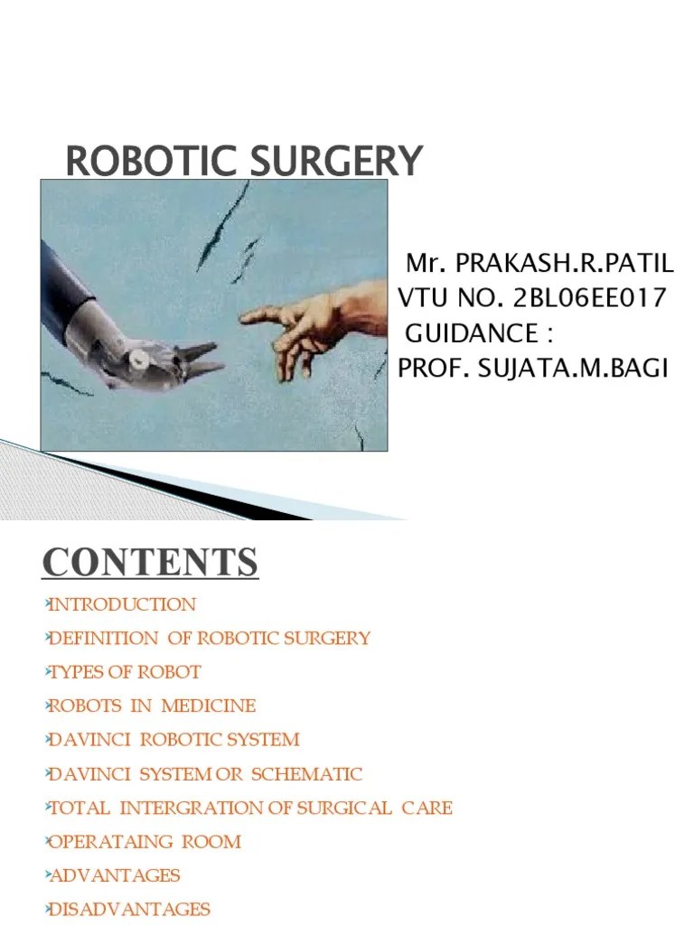 Robotic Surgery | PDF | Surgery | Medical Specialties