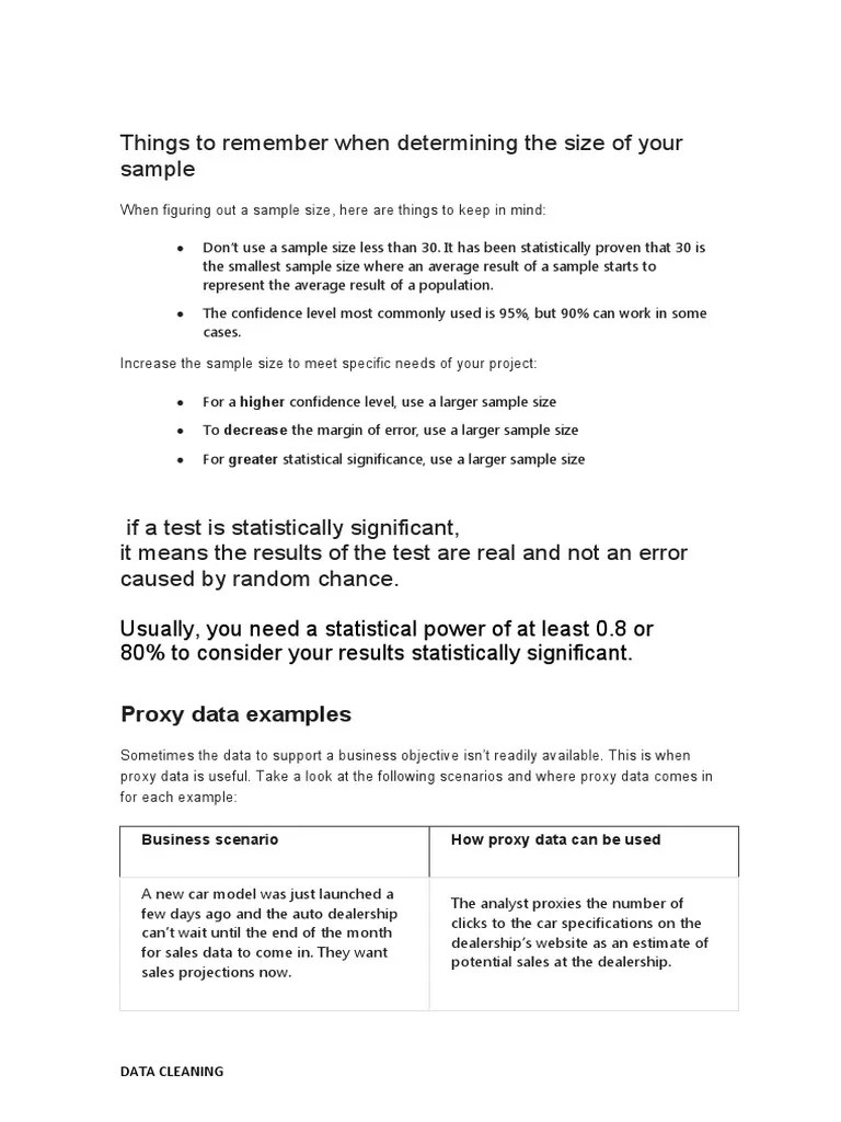 Determining Sample Size: Key Considerations And Factors To Consider ...