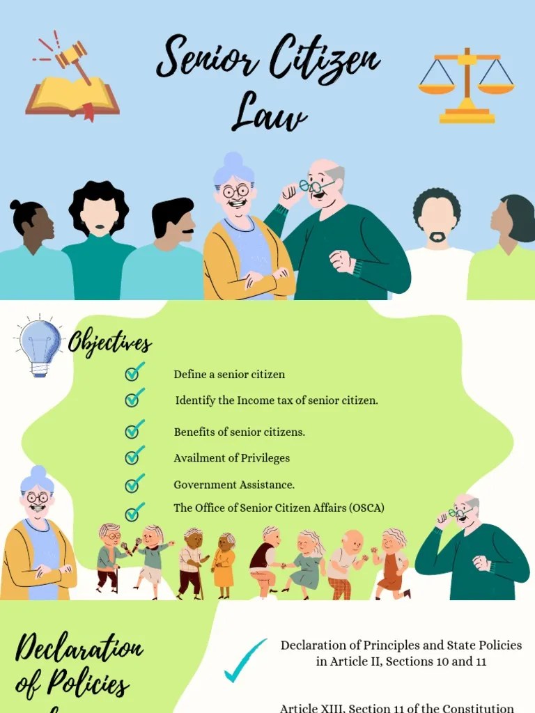 Senior citizen law