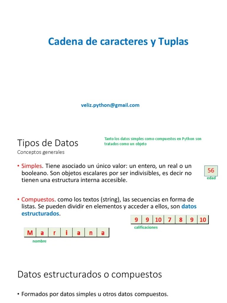 Python 05 | PDF | Cadena (informática) | Python (lenguaje De Programación)