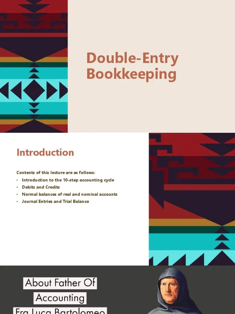 Introduction To Double Entry Bookkeeping | PDF | Debits And Credits | Accounting