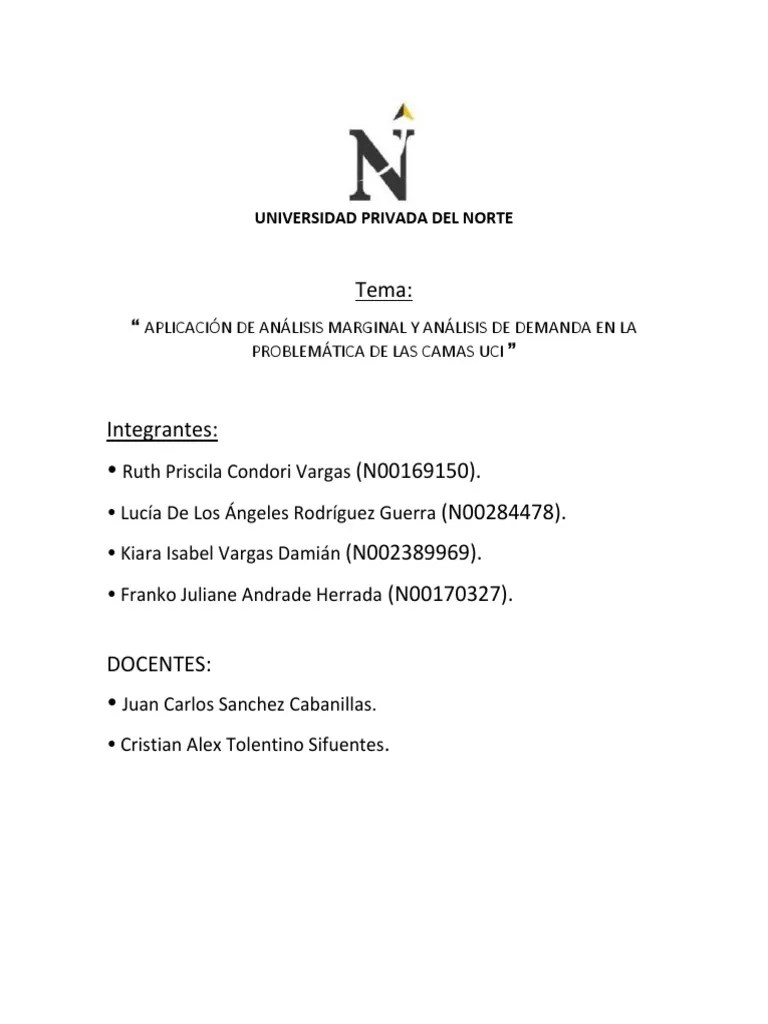 UNIVERSIDAD PRIVADA DEL NORTE - Matematica 1 | PDF | Unidad De Cuidados ...