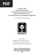 Pada tampilan ini gambar yang menunjukkan tampilan form data obat yang berfungsi untuk memasukkan nama obat yang dimana terdapat harga satuan dan harga jual, . Laporan Basis Data Database Penjualan Sparepart Komputer Pdf