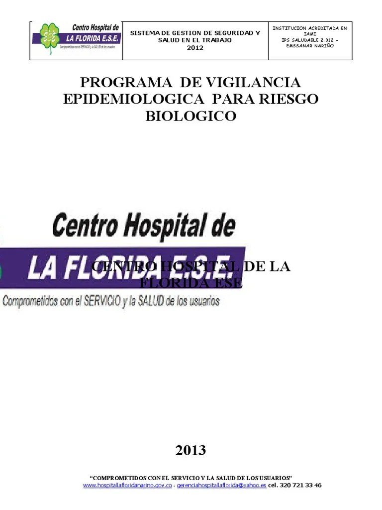 Sve Riesgo Biologico | PDF | Infección | Sistema Inmune