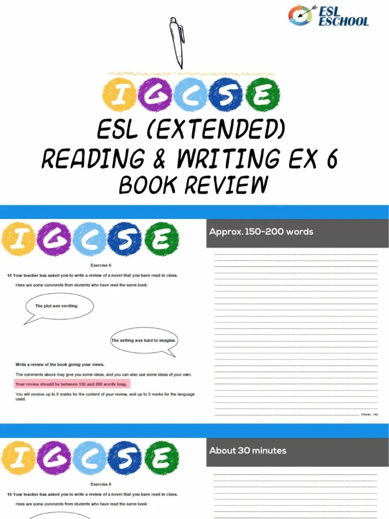IGCSE ESL Book Review | PDF