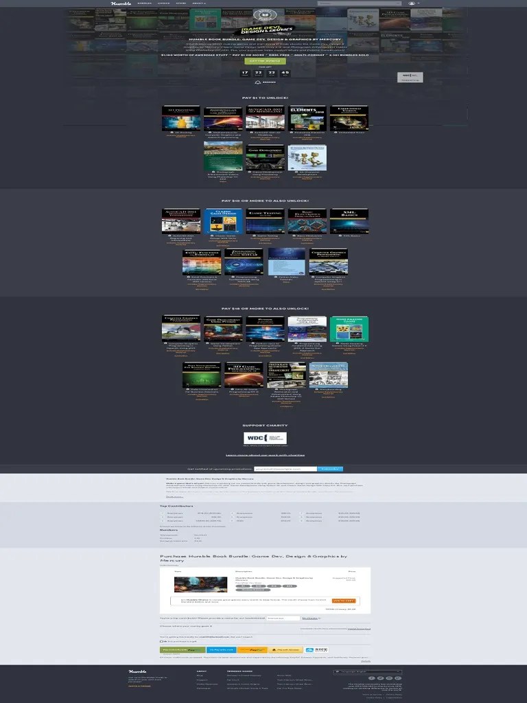 Humble Book Bundle - Game Dev, Design & Graphics By Mercury (Pay What You Want And Help Charity ...