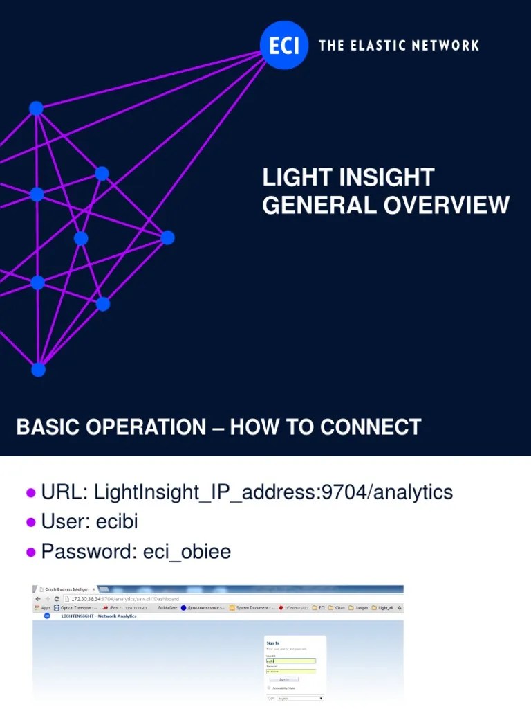 01 LightInsight - Technical Overview | PDF
