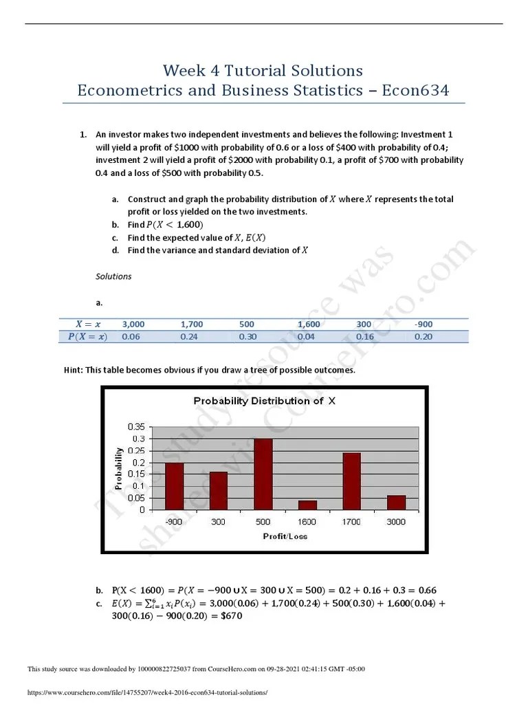 Econometrics And Business Statistics | PDF | Applied Mathematics ...