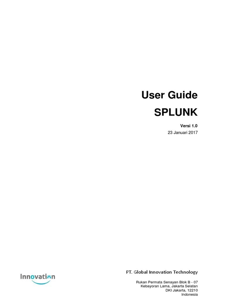 User Guide Splunk | PDF