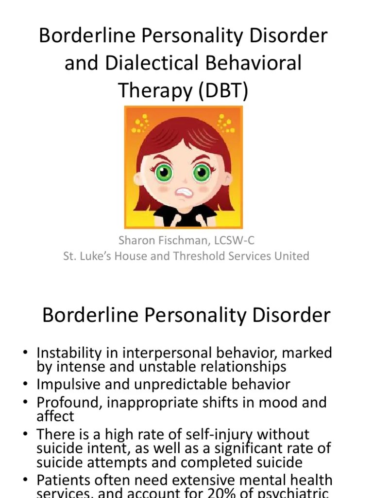 Borderline Personality Disorder | PDF | Borderline Personality Disorder | Dialectical Behavior ...