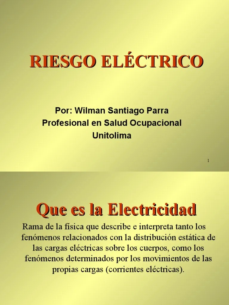 Capacitacion De Riesgo Electrico. | Descargar Gratis PDF | Electricidad | Corazón