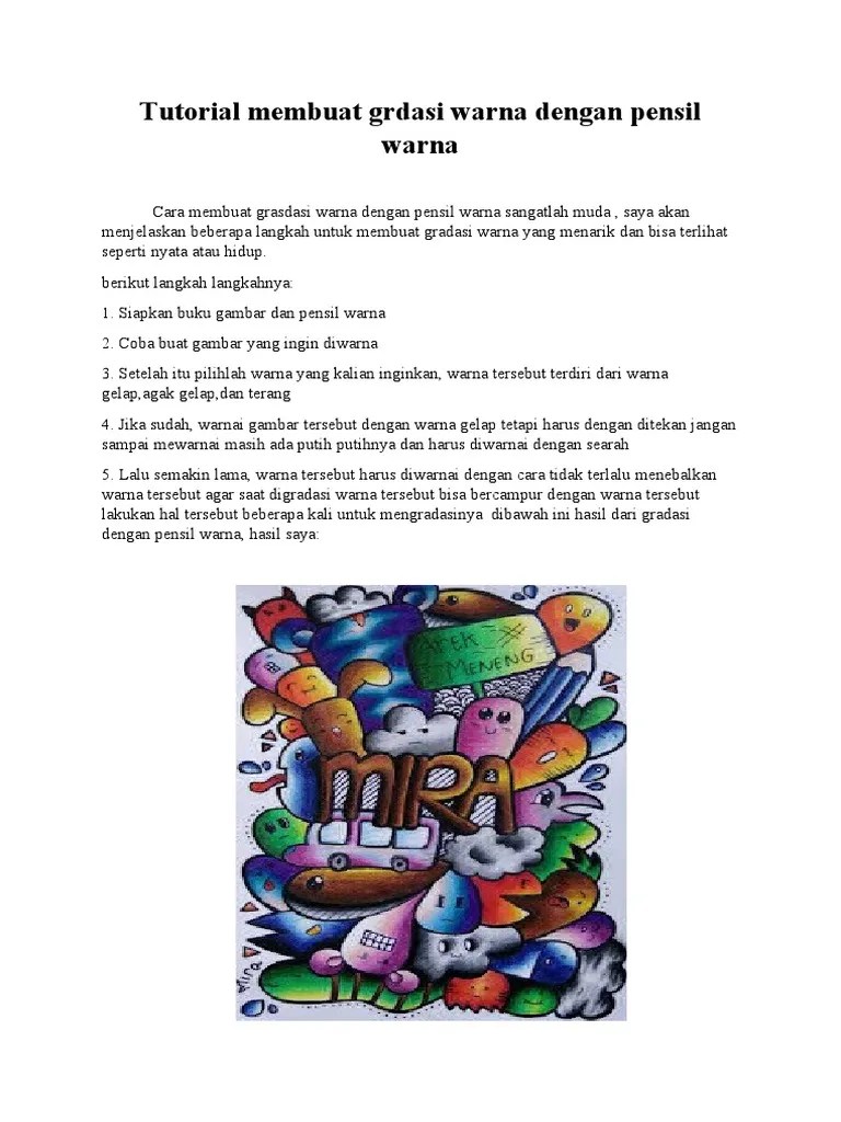 Materi 2 Tehnik Mewarnai Dengan Pensil Warna | PDF | Karier & Perkembangan