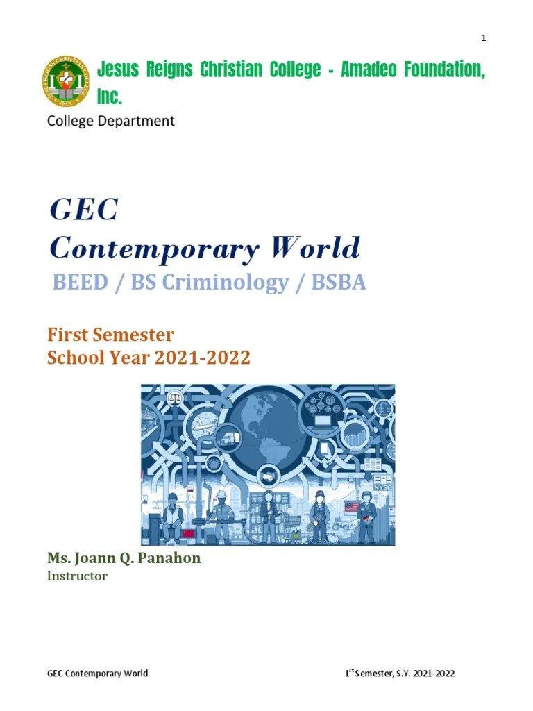 Module Lesson 2 - The Structures Of Globalization | PDF | Global Governance | Governance