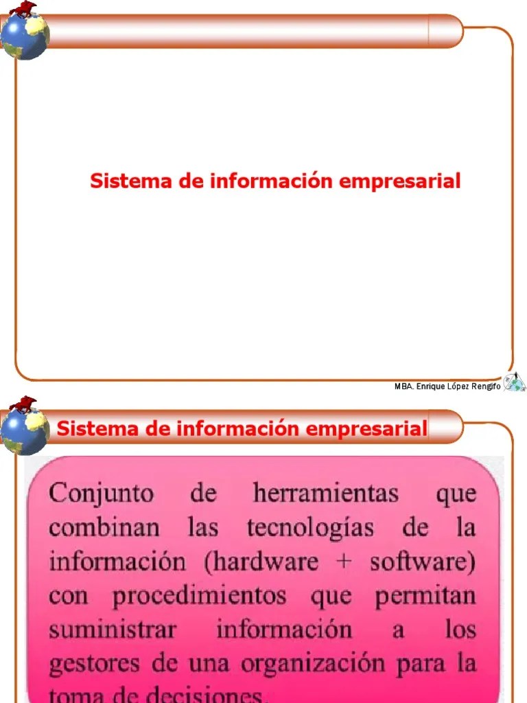 SEMANA 11 Sistema De Informacion Empresarial | PDF | Comercio ...