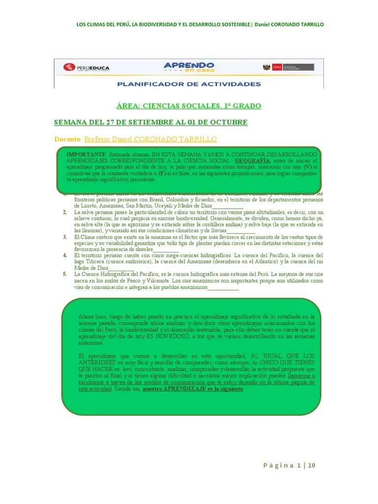 Aprendizaje De Ciencias Sociales | PDF | Clima | Herida