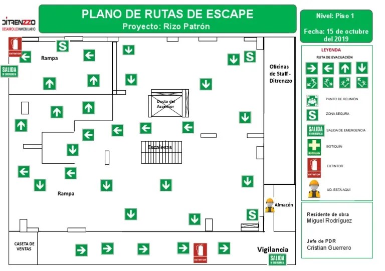 Plano De Evacuación | PDF