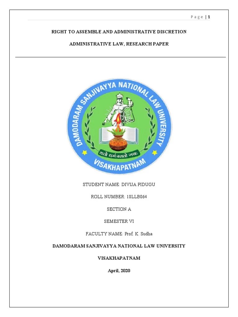 Admin Law | Download Free PDF | Discretion | Supreme Court Of India