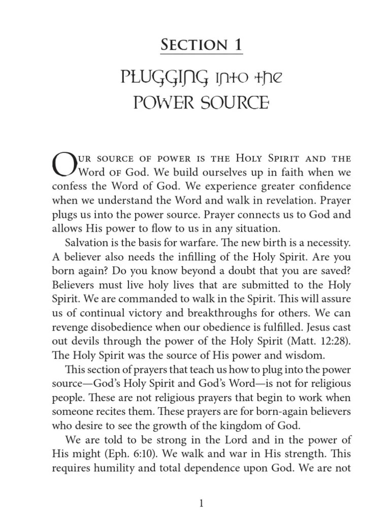 Prayers That Rout Demons | PDF | Born Again | Jesus