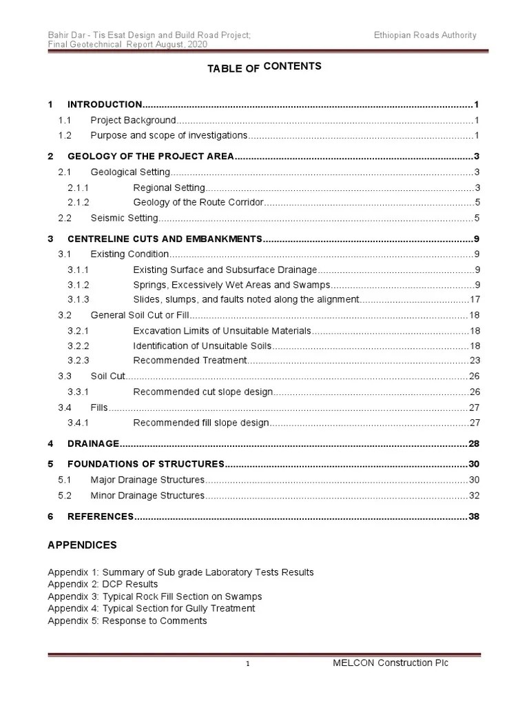 Geotechnical Report | PDF | Landslide | Civil Engineering