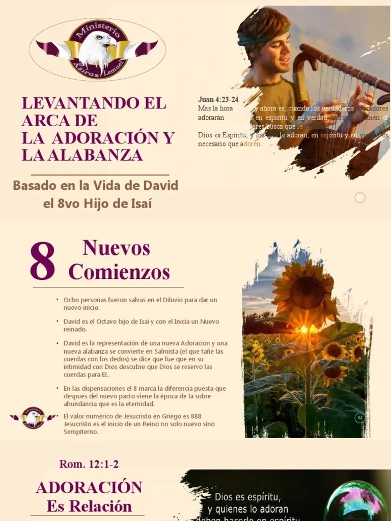 Levantando El Arca De La Adoración Y La Alabanza | PDF | Salmos | Dios