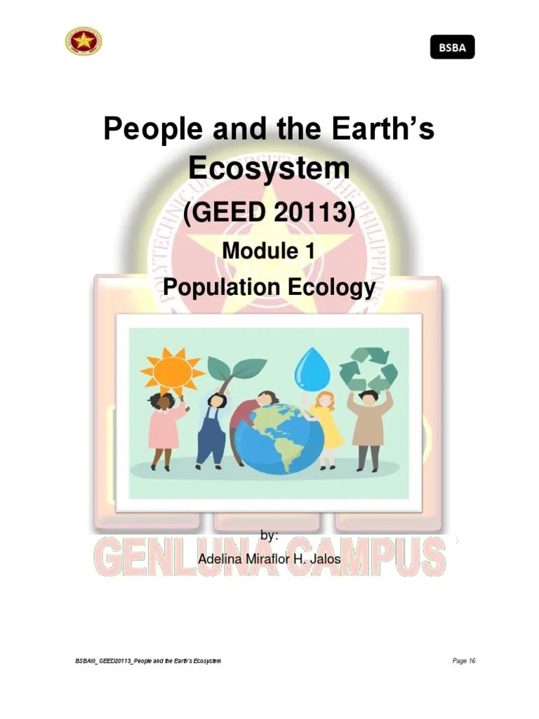 Module 1 | PDF | Ecology | Economic Growth