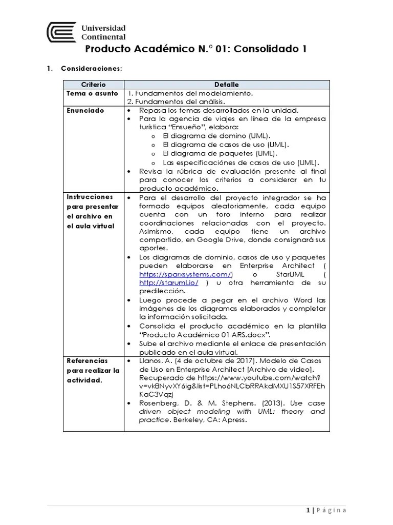 PA01 Análisis Y Requerimientos De Software | PDF | Caso De Uso | Interfaces Gráficas De Usuario