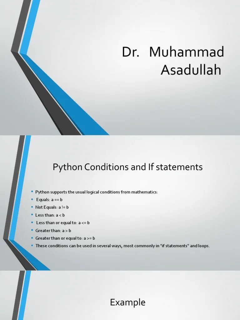 If Else And Loops | PDF | Control Flow | Computer Programming