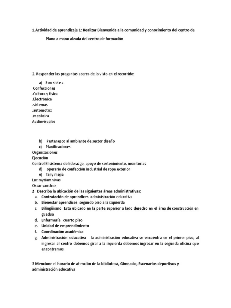 1.actividad De Aprendizaje | PDF | Evaluación | Aprendizaje