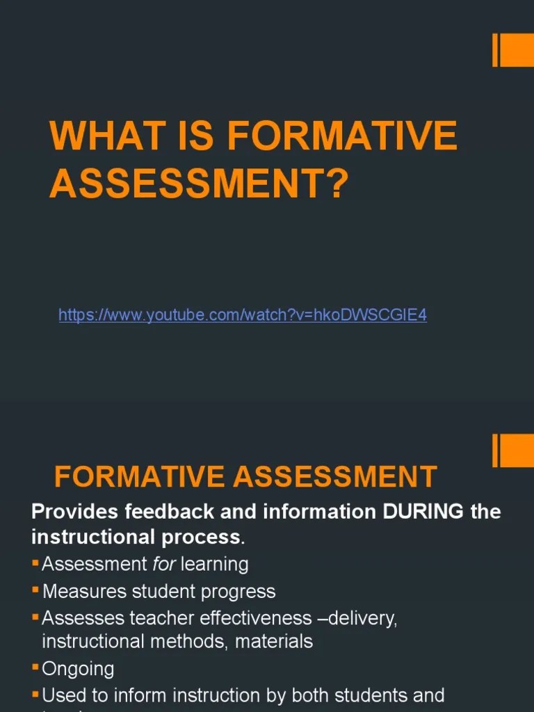 What Is Formative Assessment | PDF | Educational Assessment | Cognitive Science