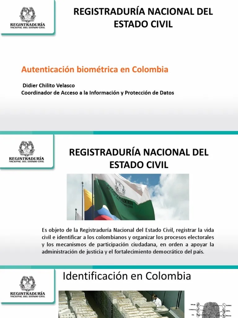 Autenticacion Biometrica En Colombia | PDF | Biometría | Autenticación