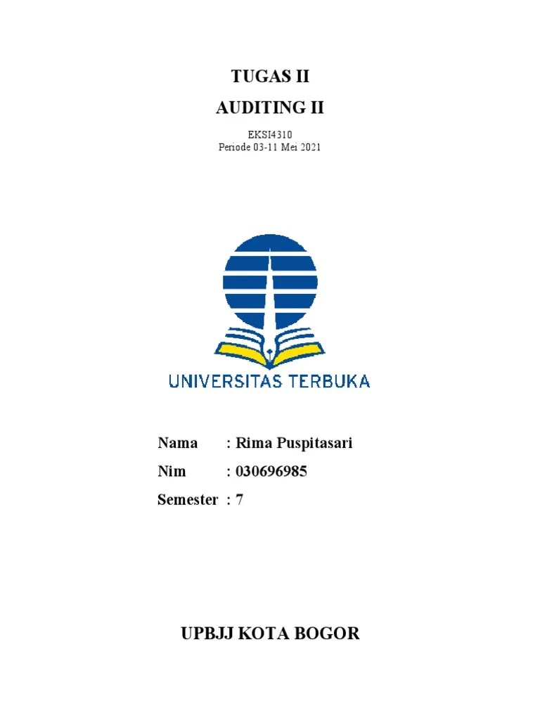 Tugas 2 - Auditing II | PDF