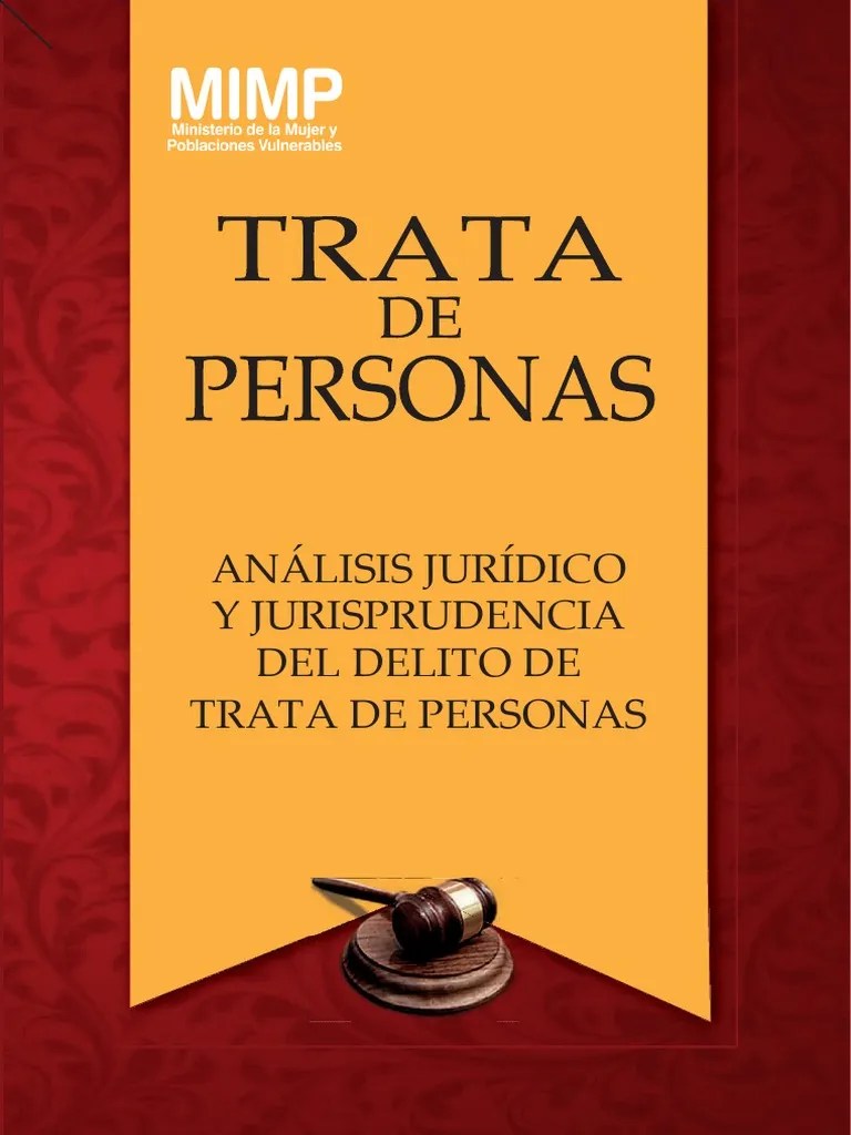 Trata De Personas Analisis Juridico Y Jurisprudencial LP | PDF | Trata ...