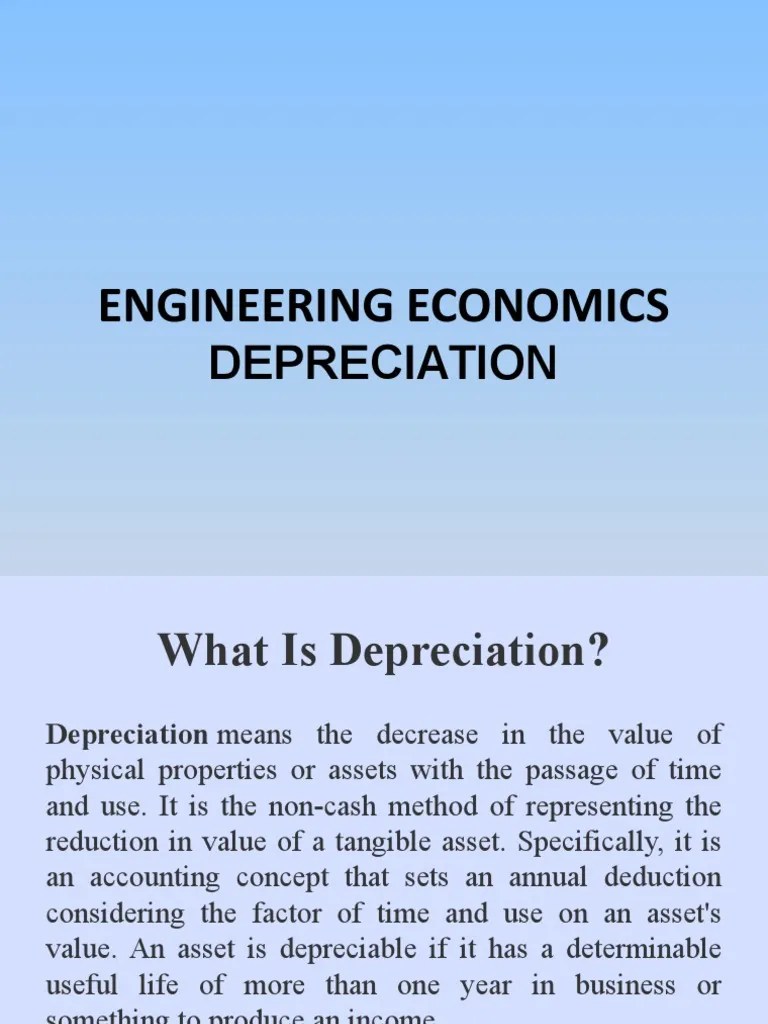 8 Depreciation Pdf Depreciation Value Economics - Mobile Dark Photos for Desktop