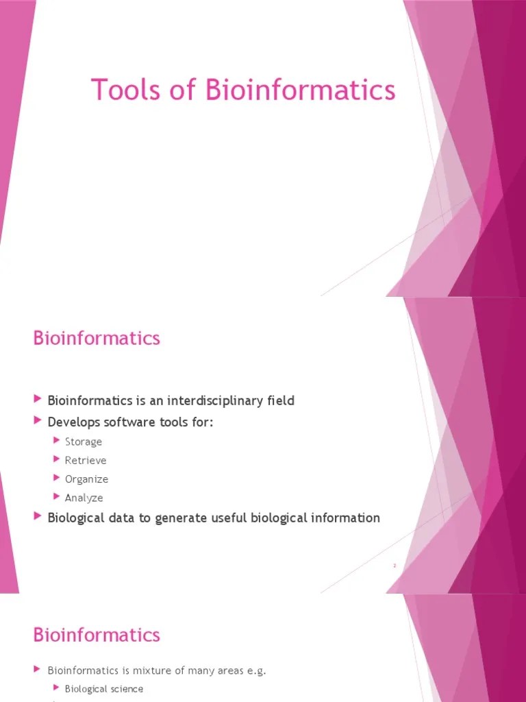 Tools Of Bioinformatics | PDF | Primer (Molecular Biology) | Bioinformatics