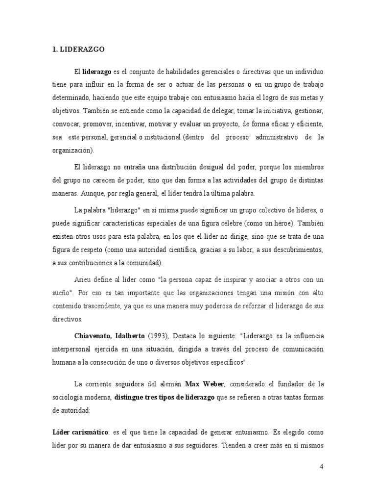 Liderazgo 1 | PDF | Liderazgo | Conceptos Psicologicos